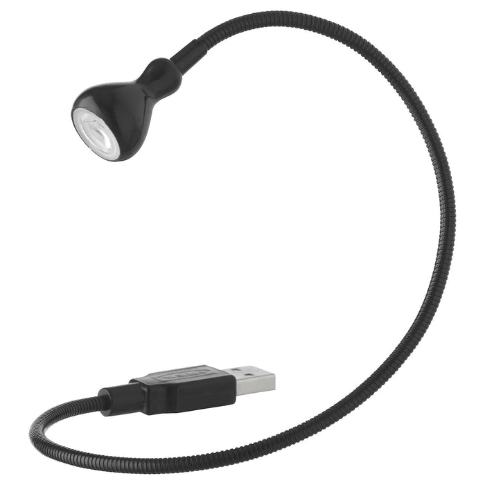 JANSJO LED USB lamp, black, 50291233