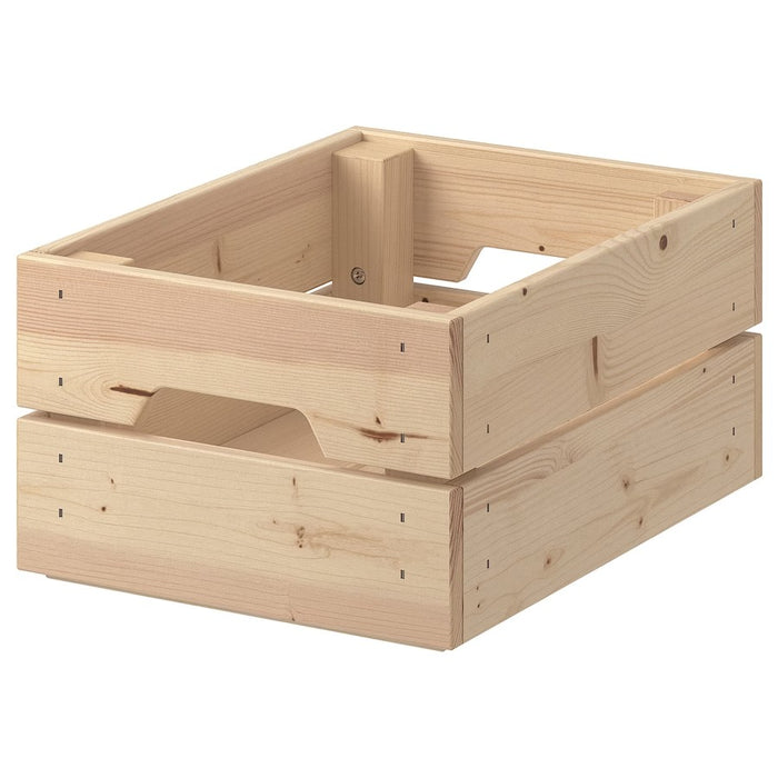 KNAGGLIG Box, pine, 23x31x15 cm, 50292360