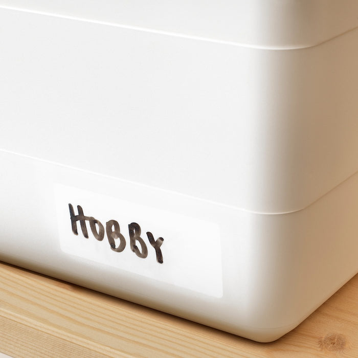 SOCKERBIT Box with lid, white 38x25x15 cm, 50316064
