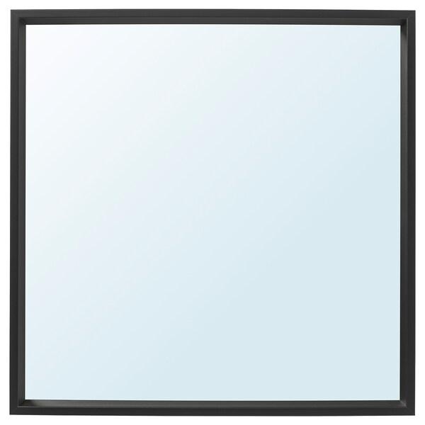 NISSEDAL Mirror, black 65x65 cm, 50320315
