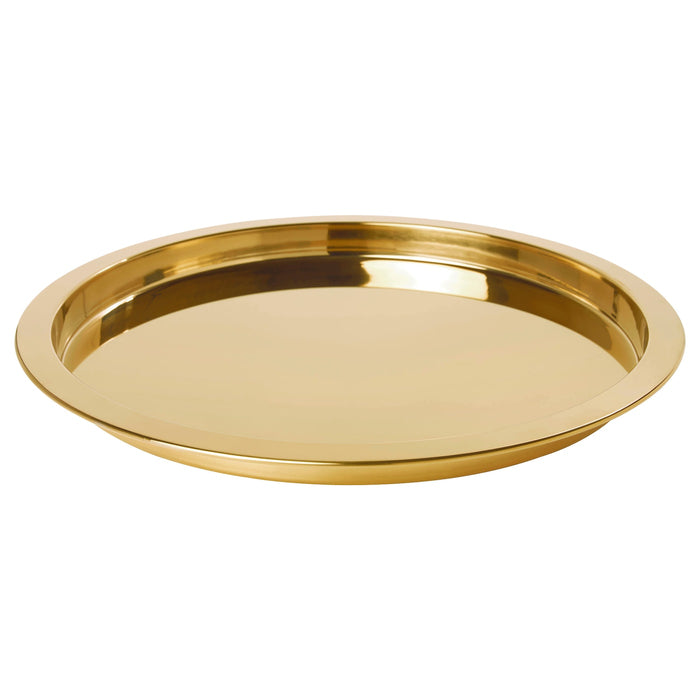 GLATTIS Tray, brass-colour, 38 cm, 50350114