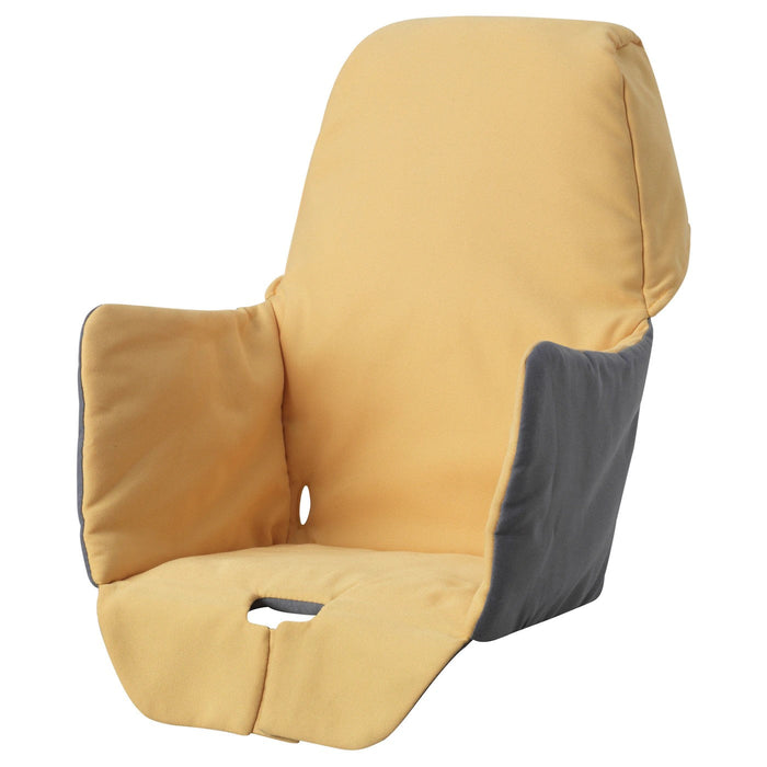 LANGUR Padded seat cover for highchair, yellow, 50352641