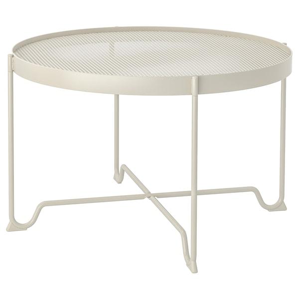 KROKHOLMEN Coffee table, outdoor, beige 73 cm, 50392741