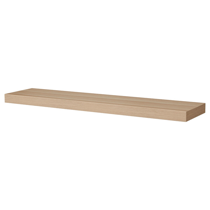 LACK Wall shelf, white stained oak effect, 110x26 cm, 50418213
