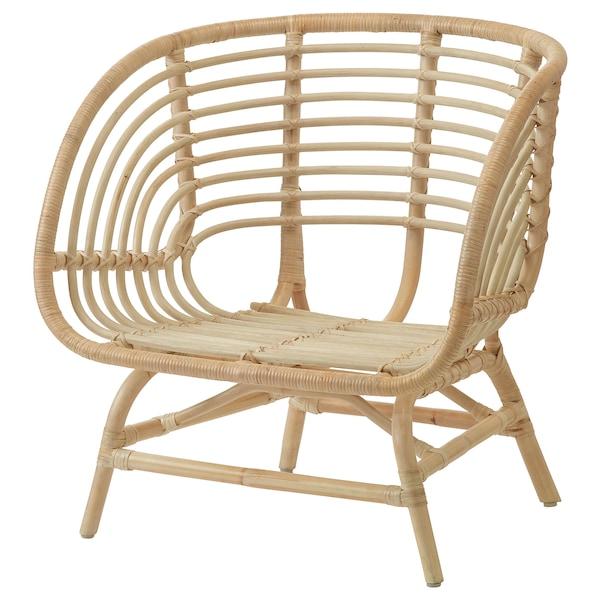 BUSKBO Armchair, rattan, 50442963