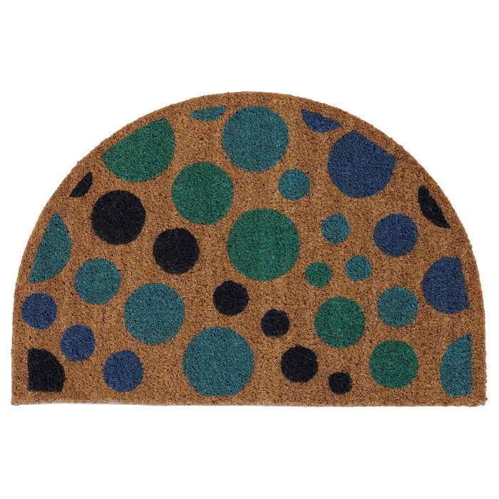 MARSLET Door mat, indoor, blue/dot pattern, 40x60 cm, 50506035