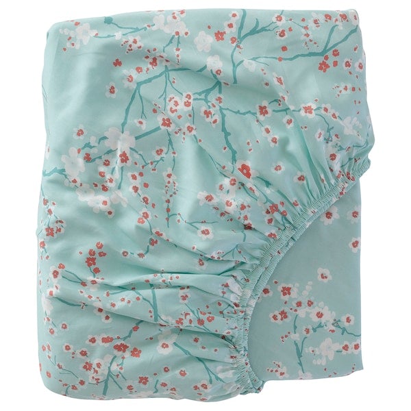 ASKLONN Fitted sheet 120x200 cm, 50510589