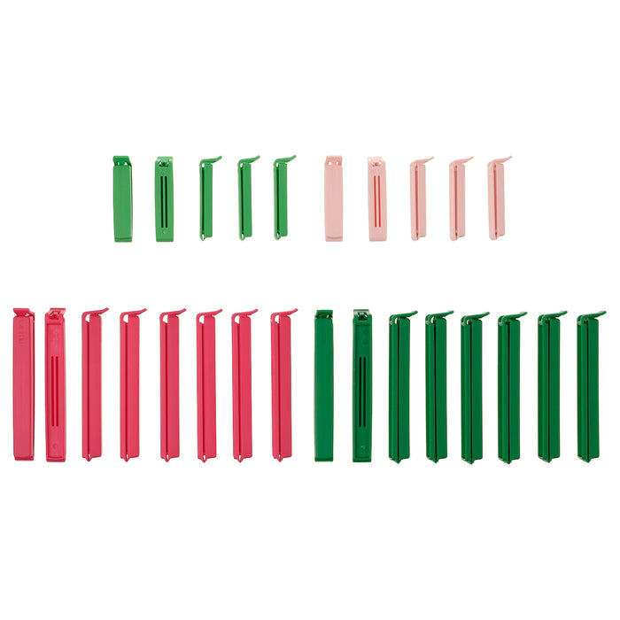 BEVARA Sealing clip, set of 26, mixed colours, 50524176