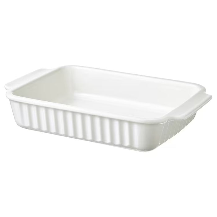 POETISK Oven dish, off-white, 34x23 cm, 00513868