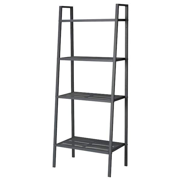 LERBERG Shelf unit, dark grey 60x148 cm, 60186401