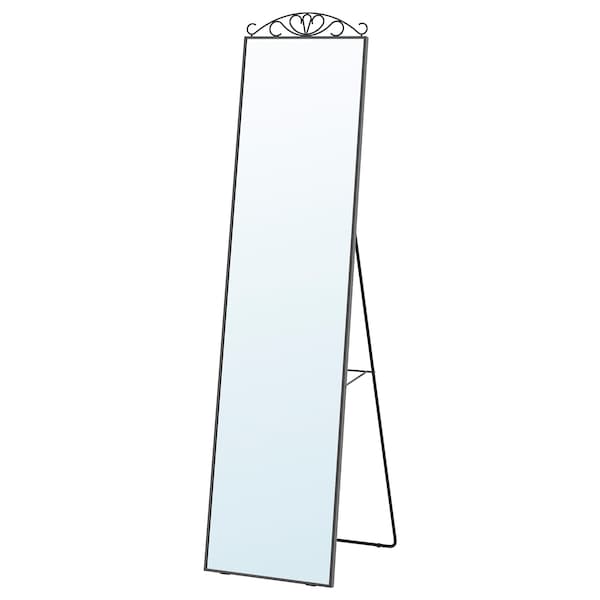 KARMSUND standing mirror 40x167 cm black, 60294981