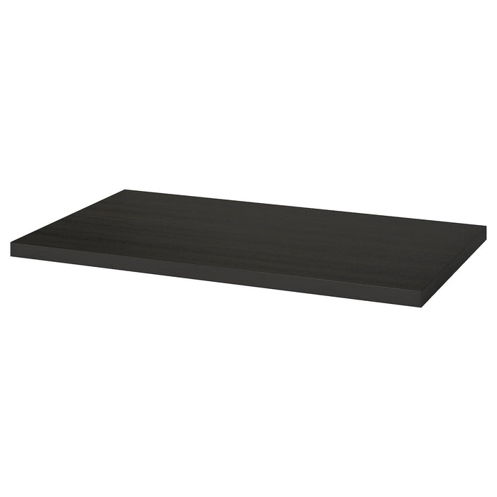 LINNMON Table top, black-brown, 100x60 cm, 60361174
