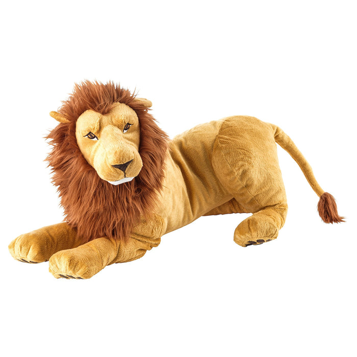 DJUNGELSKOG Soft toy, lion, 60402834