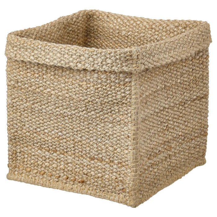 TJILLEVIPS basket, jute, 30x30x35 cm, 60439521