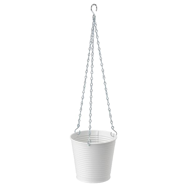 CASHEWAPPLE Hanging planter, in/outdoor white 12 cm, 60468354