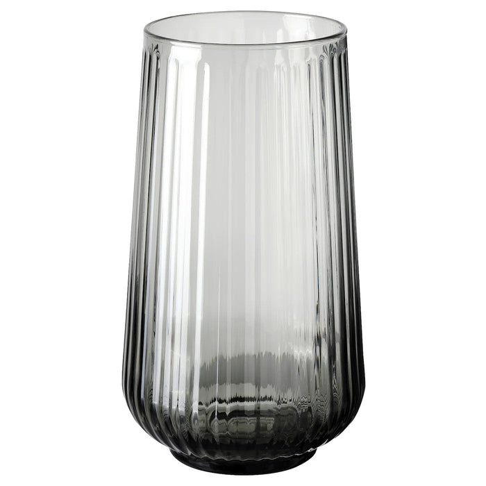 GRADVIS Vase, grey 19 cm, 60502918
