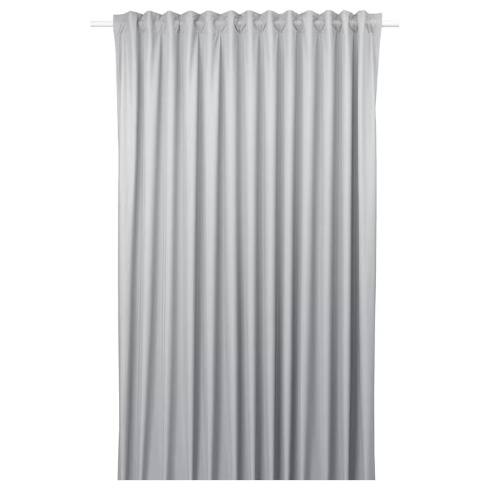 BENGTA block-out curtain, 1 length, light grey, 210x250 cm, 60512998