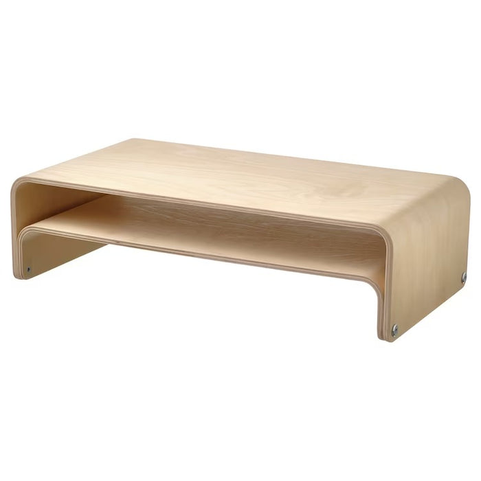 VATTENKAR Laptop/monitor stand, birch, 52x26 cm, 60541566