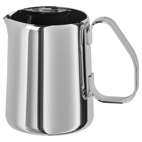 MATTLIG Milk-frothing jug, stainless steel 0.5 l, 70163215
