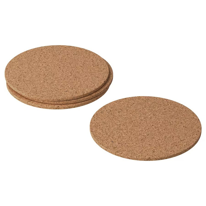 AVSKILD Coaster, cork, 10cm, 70281657