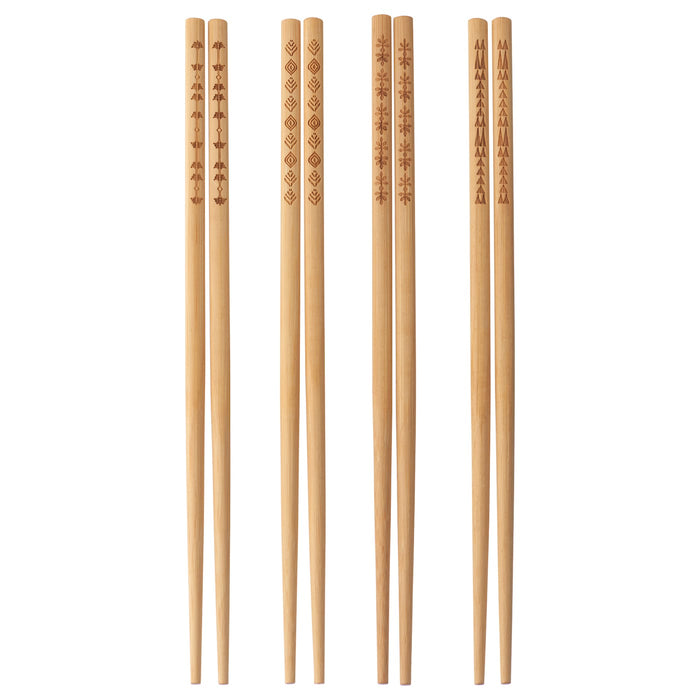 TREBENT Chopsticks 4 pairs, bamboo, 70342972