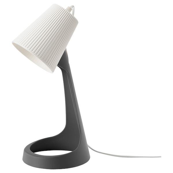 SVALLET work lamp, dark grey/white, 70358487