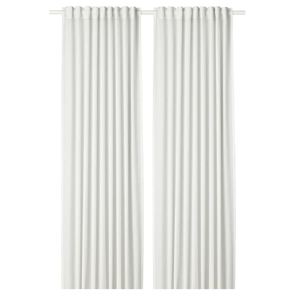 HILJA curtains 1pair 145x250cm white, 70430817