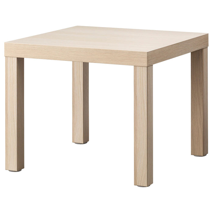 LACK Side table, white stained oak effect, 55x55 cm, 70431534