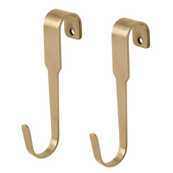 HULTARP Hook, polished/brass-colour 11 cm, 70448841