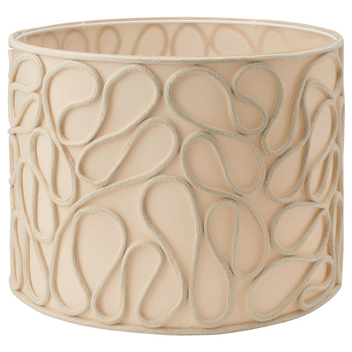 VINGMAST Lamp shade, rope pattern beige 42 cm, 70496342
