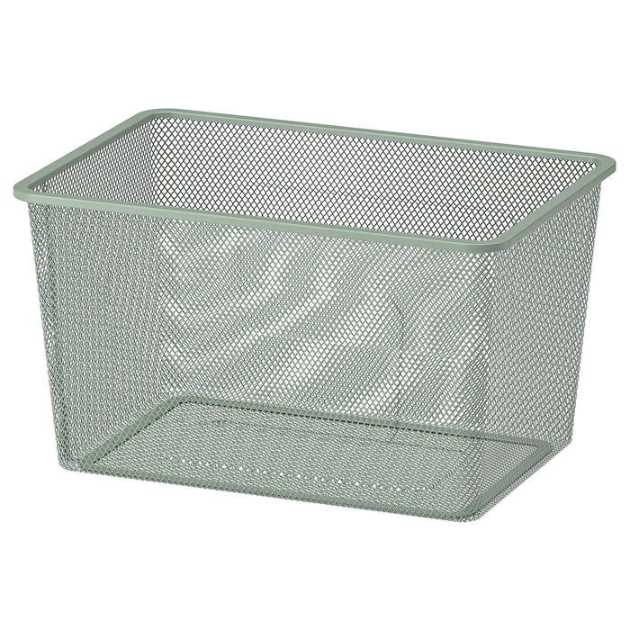 TROFAST Mesh storage box, light green-grey, 42x30x23 cm, 70530082