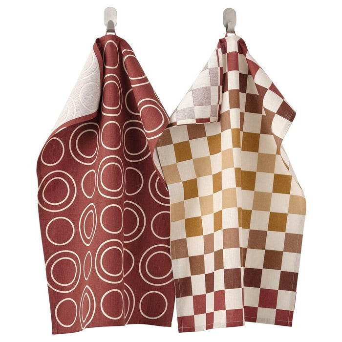 KROSAMOS Tea towel, Mixed colours/patterns, 50x70 cm, 70538182