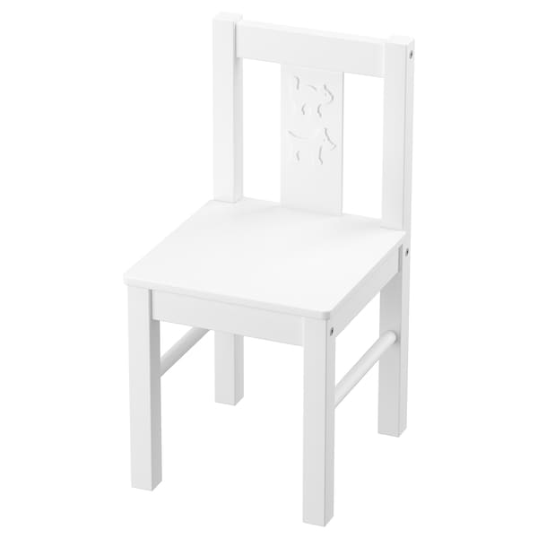 KRITTER Children's chair, white, 80164889