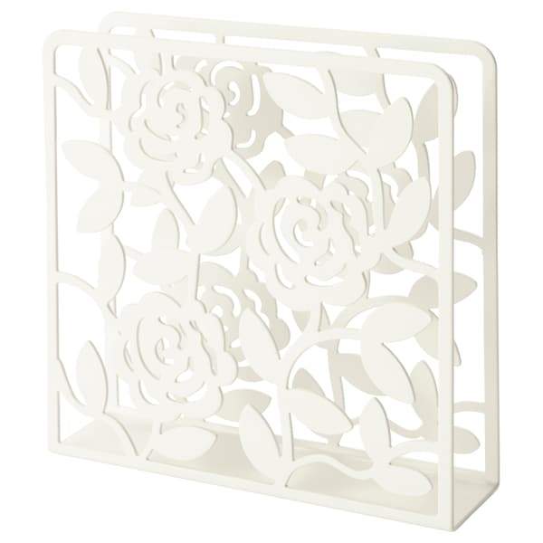 LIKSIDIG napkin holder 16x16 cm white, 80215718