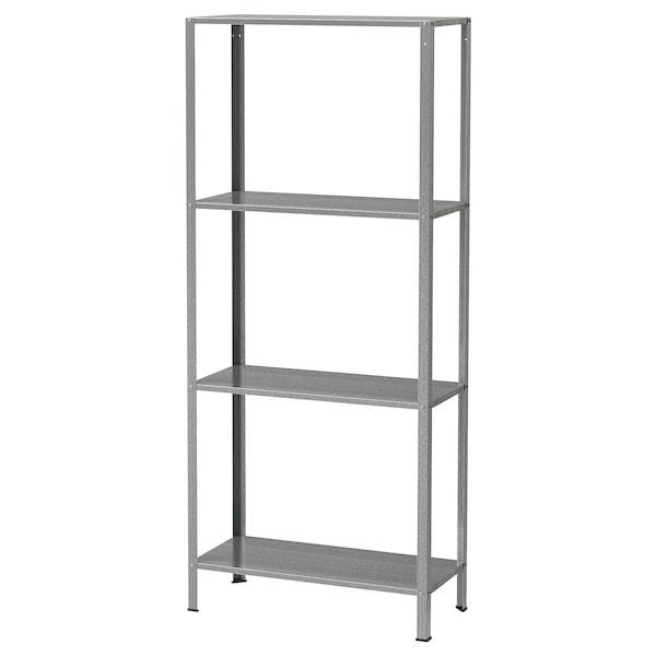 HYLLIS shelving unit, in/outdoor, 60x27x140 cm, 80278579
