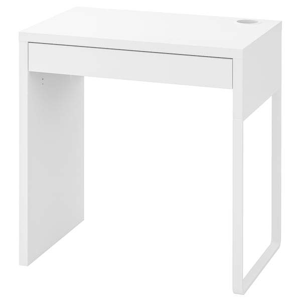 MICKE desk, 73x50 cm white, 80354281