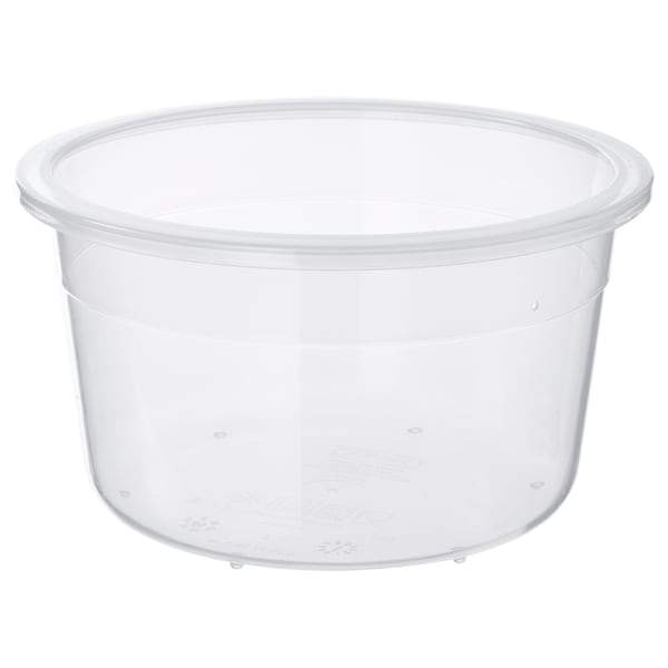 IKEA 365+ Food container, round/plastic 750 ml, 80359146