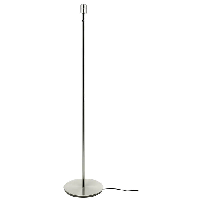 SKAFTET Floor lamp base, nickel-plated, 80405394