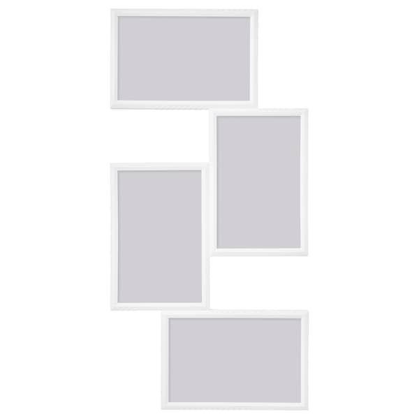 YLLEVAD Collage frame for 4 photos, white21x41 cm, 80425274