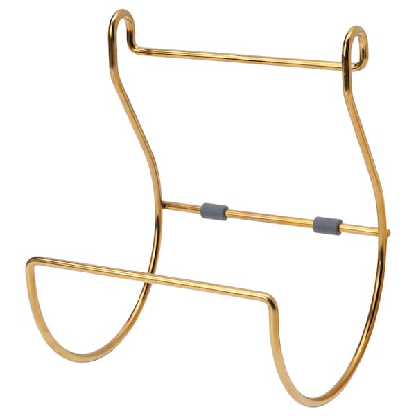 HULTARP Kitchen roll holder, polished/brass-colour, 80462841
