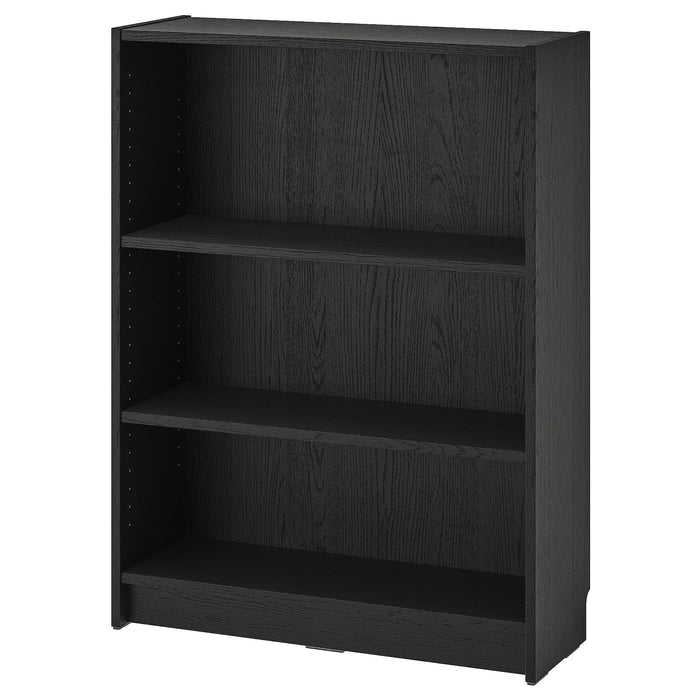 BILLY Bookcase, black oak effect, 80x28x106 cm, 80477338