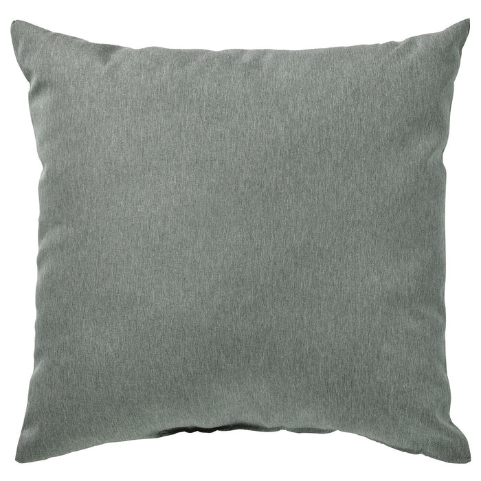 KARLEKSGRAS Cushion, green 40x40 cm, 80495422