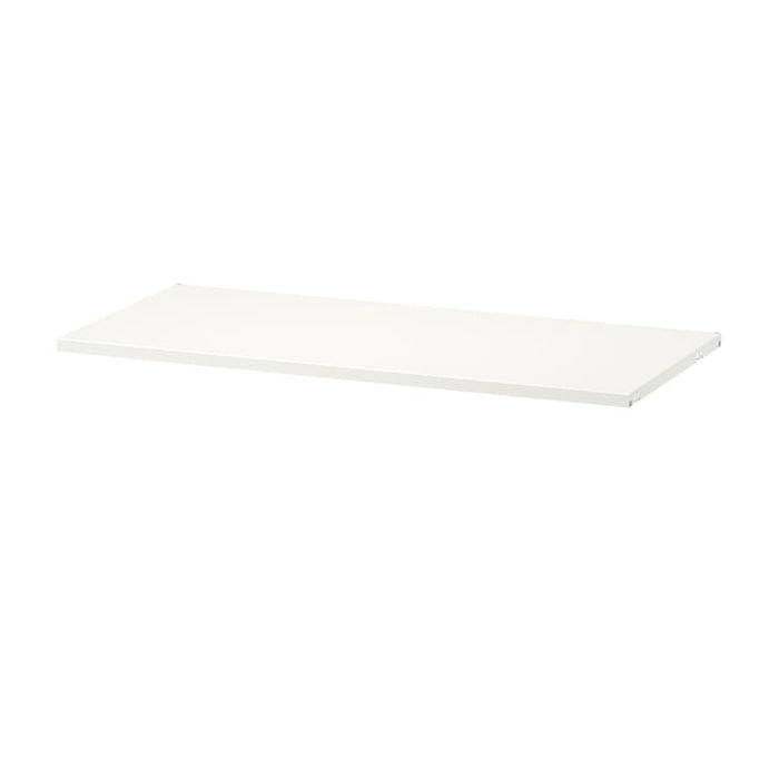 BOAXEL Shelf, metal white, 80x40 cm, 80453549