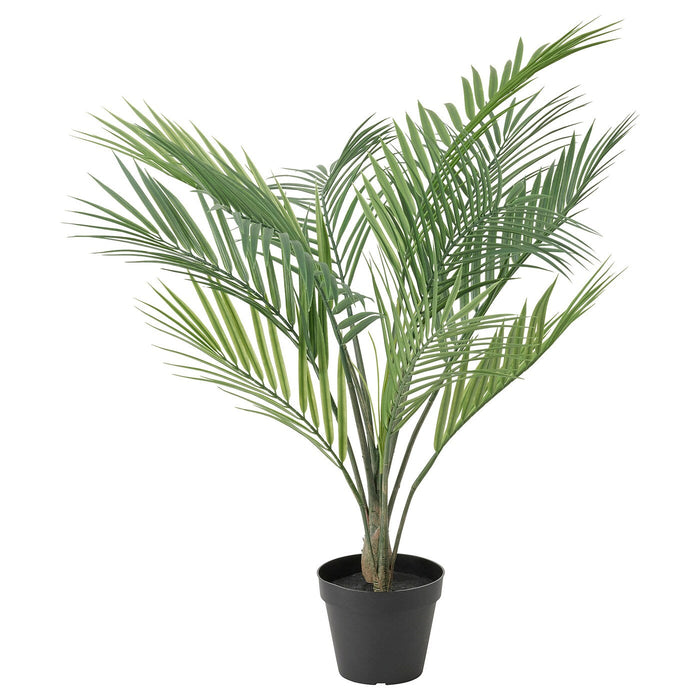 FEJKA Artificial potted plant, in/outdoor Areca palm 12 cm, 80508410