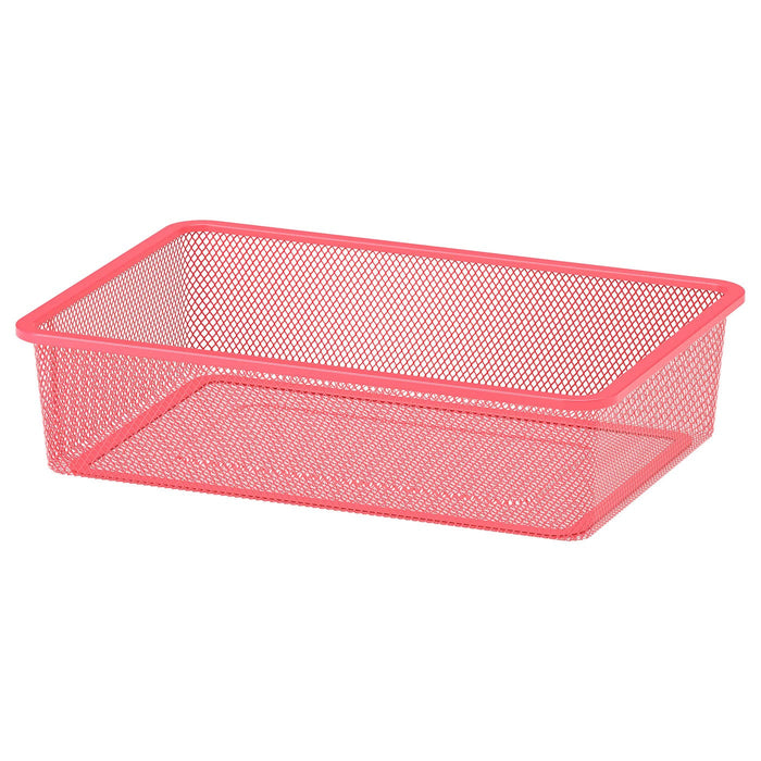 TROFAST Mesh storage box, light red, 42x30x10 cm, 80530086