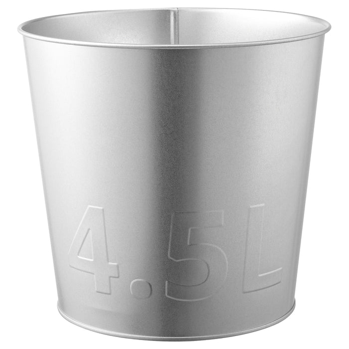 AKERBAR Plant pot, in/outdoor/galvanised, 19 cm, 80537163