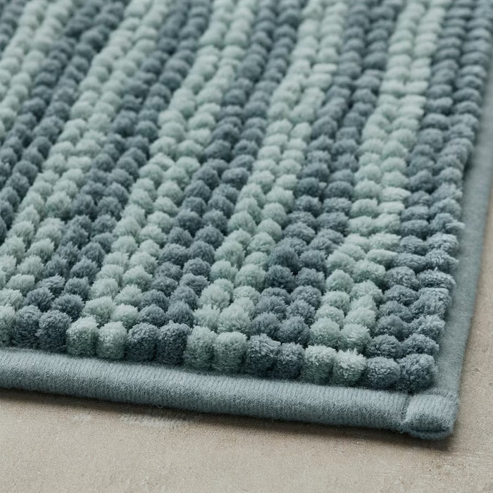 TOFTBO Bath mat, striped/blue, 40x60 cm, 80526536