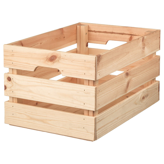 KNAGGLIG Box, pine, 46x31x25 cm, 90292358
