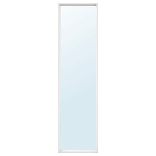 NISSEDAL Mirror, white 40x150 cm, 90320323