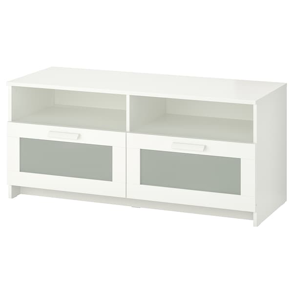 BRIMNES TV bench 120x53 cm white, 90337700